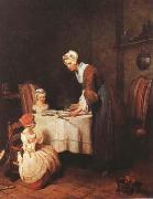 Jean Baptiste Simeon Chardin The Grace (mk08) oil